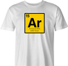 Funny AR-15 periodic table of the elements parody men's white t-shirt
