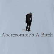 funny Bitch Parody white men's light blue t-shirt