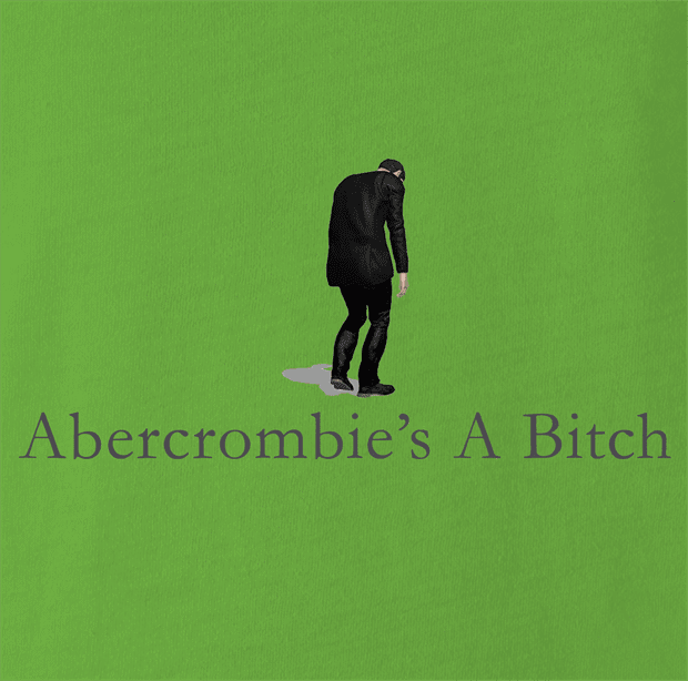 funny Bitch Parody green men's t-shirt