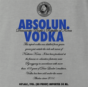 North Korean Absolute Absolun Vodka kim jong un ash