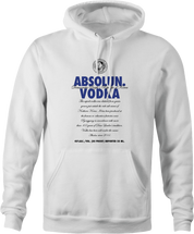 North Korean Absolute Absolun Vodka kim jong un white hoodie