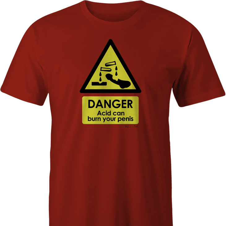 Weird acid hazard burn Men's T-Shirt