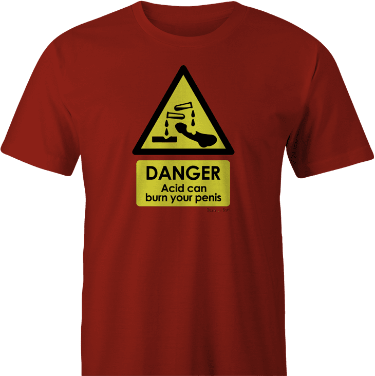 Weird acid hazard burn Men's T-Shirt
