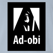 Funny Obi wan software t-shirt men's light blue