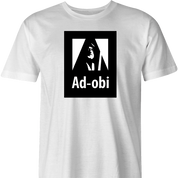 Funny Obi wan software t-shirt men's white