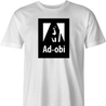 Funny Obi wan software t-shirt men's white