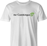 Funny sexy air cunnilingus parody white t-shirt 