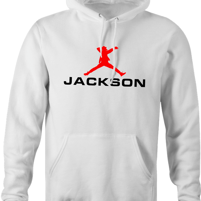 funny basketball king of pop mashup hoodie men's white 
