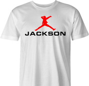 funny basketball king of pop mashup t-shirt men's white 