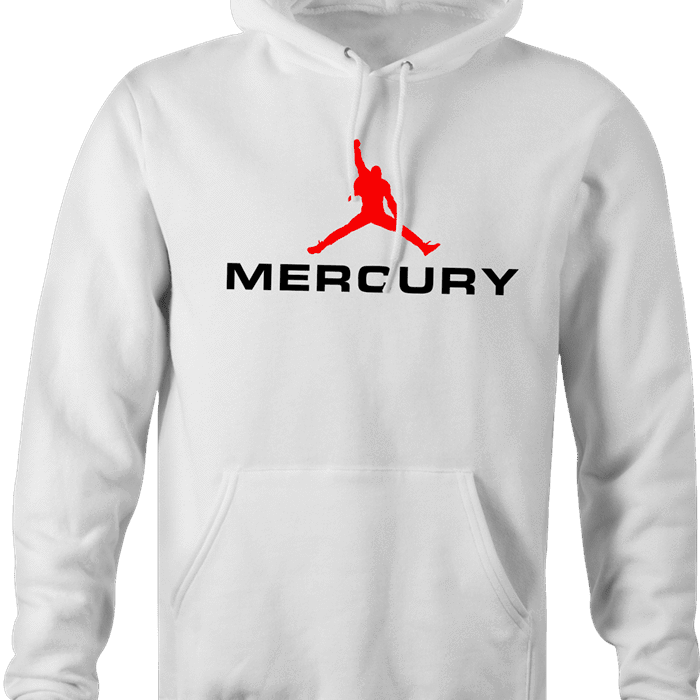 funny Freddie Mercury Queen hoodie men's white  