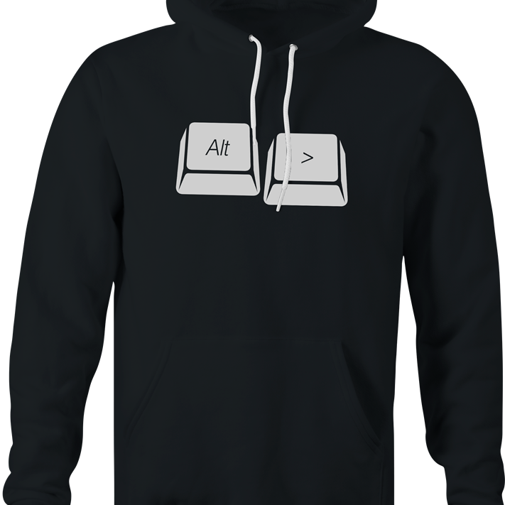 funny alt right computer right wing politics men's black hoodie