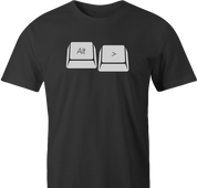 funny alt right computer right wing politics men's black t-shirt