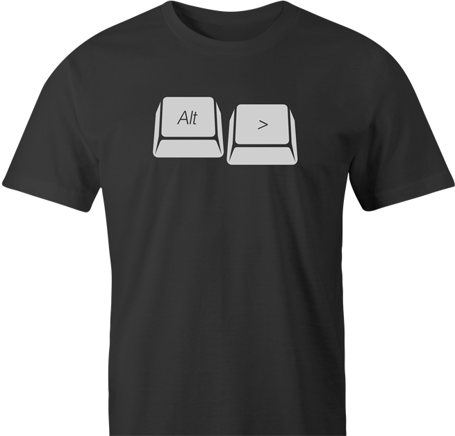 funny alt right computer right wing politics men's black t-shirt