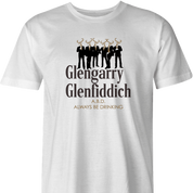 funny glengarry glenross glen fiddich mashup men's white t-shirt