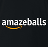 funny Amazeballs parody t-shirt black