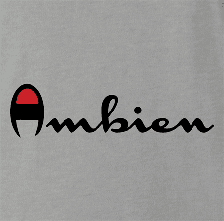 Funny Ambien t-shirt grey