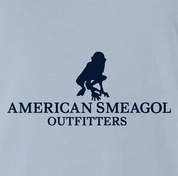 Funny american smeagol lord of the rings men's blue