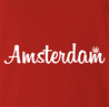 funny Amsterdam parody t-shirt red