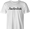 funny Amsterdam parody t-shirt white men's