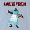 anti venom aunt may parody t-shirt light blue men's