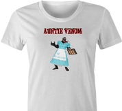 anti venom aunt may parody t-shirt white women's