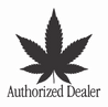 funny Weed Dealer - Authorized Dealer Parody white tee