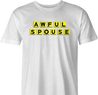 funny Awful Spouse Waffle Mash-up white men's t-shirt
