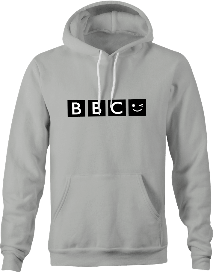 funny big black cock Parody men's grey hoodie