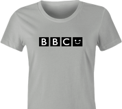 funny big black cock Parody women's grey t-shirt