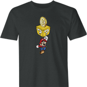 Funny BTC bitcoin  video game gamer black men's t-shirt