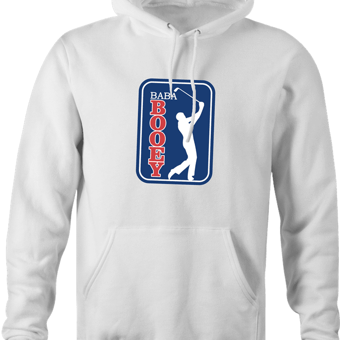 funny golfing Baba Booey men's golf hoodie