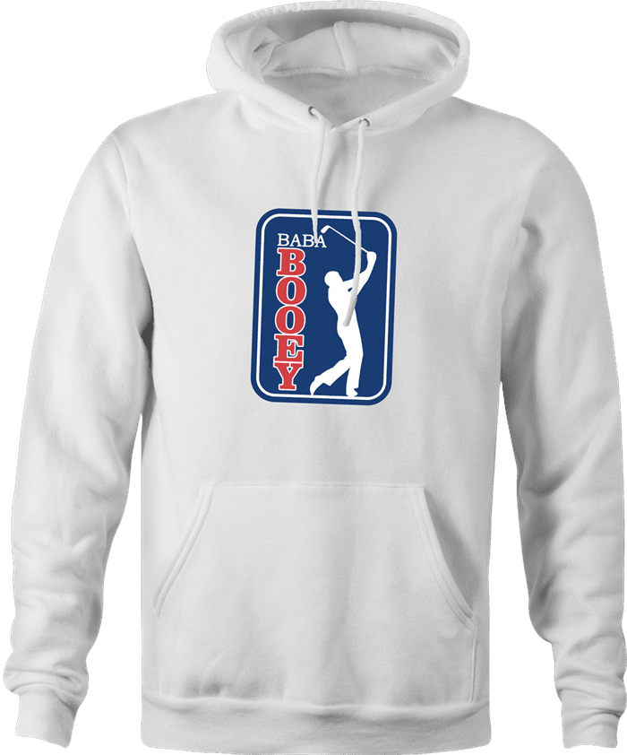 funny golfing Baba Booey men's golf hoodie