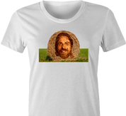 funny bale of hay hollywood actor women's white t-shirt