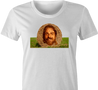 funny bale of hay hollywood actor women's white t-shirt
