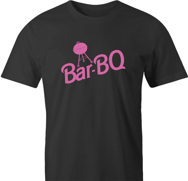 funny barbeque Doll BBQ Mashup men's t-shirt