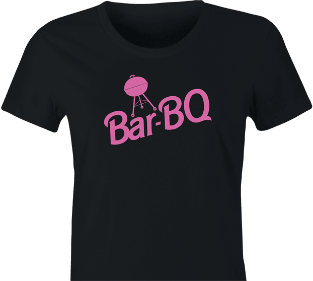 funny barbeque Doll BBQ Mashup women's t-shirt