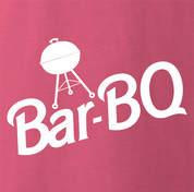 funny barbeque Doll BBQ Mashup pink t-shirt