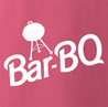 funny barbeque Doll BBQ Mashup pink t-shirt