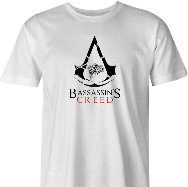Funny Bass Fishing Gaming Mashup Men's T-Shirt