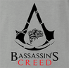 Funny Bass Fishing Gaming Mashup Ash Grey T-Shirt
