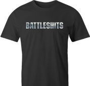 Funny Classic Game Battleshits Crappy Parody Men's T-Shirt