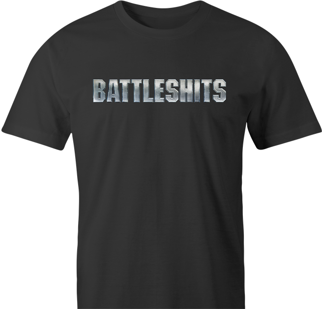 Funny Classic Game Battleshits Crappy Parody Men's T-Shirt