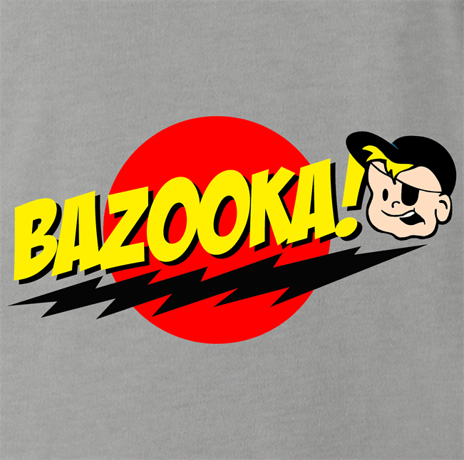 Funny Bazinga bubblegum Men's grey parody T-Shirt