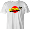 Funny Bazinga bubblegum Men's white parody T-Shirt