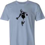 funny beans and banksy parody men's t-shirt