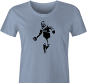 funny beans and banksy parody women's t-shirt