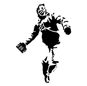 funny beans and banksy parody tee white