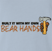 funny My own bear hands play on words parody Light Blue t-shirt