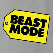 beast mode grey t-shirt