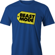 beast mode men's royal blue t-shirt